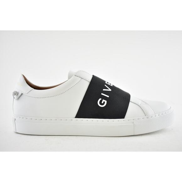 Givenchy Urban Street Knot White Black Logo Low Top Flat Trainer Sneaker 39.5 - Picture 2 of 12